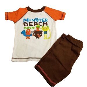 Carter's monster pajamas 3T